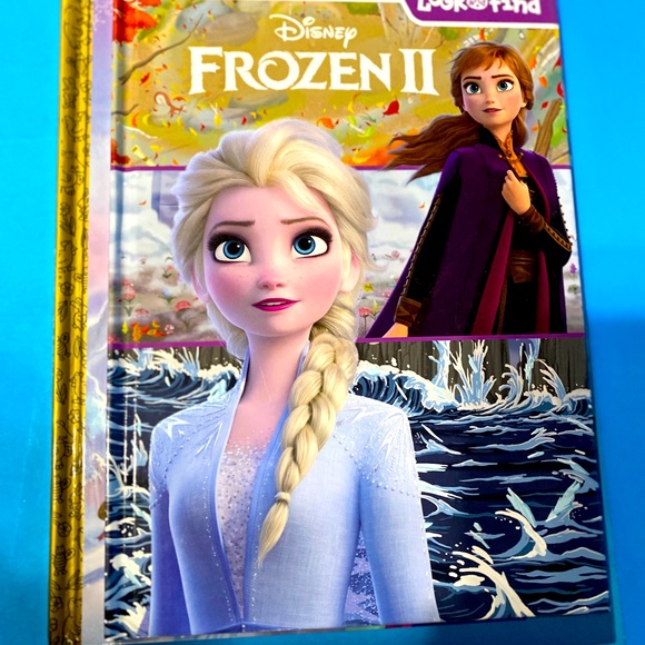 DISNEY FROZEN BUNDLE MINI ANNA, 3 BOOKS LOOK AND FIND, FROZEN II & READ A-LONG - Picture 5 of 15